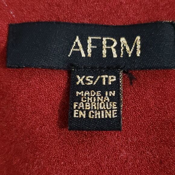 AFRM. Burnt Orange; Adorable Dress; Tunic with Amazing Lines. Size XS. EUC - Picture 6 of 11